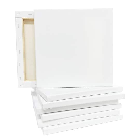 8 Pack 10" x 10" Super Value Canvas by Artist's Loft®
